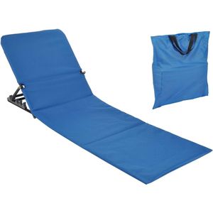 Strandmat Met Rugsteun Opblaasbaar