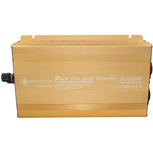 Omvormer - Spanningsomvormer 12 V 300 tot 3000 Watt zuivere sinusgolf met echte USB 2.1 A voeding Gold Edition... - 3000-6000 Watt