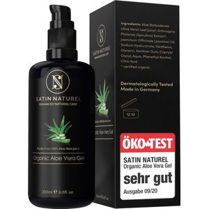 Aloë Vera Gel 100% Vegan - Het beste van de Aloë Vera plant - Natuurlijke after sun verzorging 100ml - Voor zonnebrand & als vochtinbrengende crème - Huidverzorging - Natuurlijke cosme