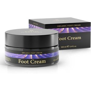 Voetverzorging BIO met karitéboter - 100ml - Voetcrème zeer droge voeten + gebarsten hielen - Voetcrème tegen eelt - Satin Naturel - Made in Germany