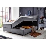 ATLANTIC home collection Boxspringbett "Tilo", mit Tonnentaschen-Federkernmatratze, inkl. Bettkasten und Topper