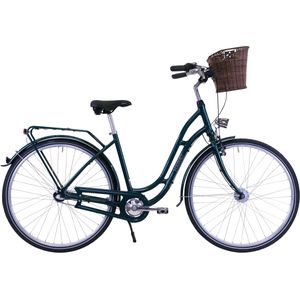 HAWK Bikes Cityrad "City Classic Joy British Green", 3 Gang, Shimano, Nexus Schaltwerk, für Damen und Herren