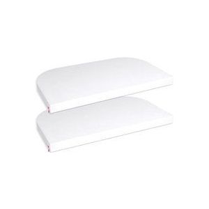 Babybay - Deluxe Jersey - Hoeslaken - Wit - 100% Gekamd Katoen, Wasbaar tot 60 Graden