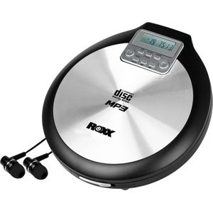 Roxx - PCD 600 - Draagbare CD-speler - Zwart - MP3-speler