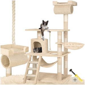 TecTake Stokely Krabpaal - Beige - 141 cm