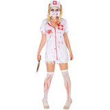 tectake® Frauenkostüm sexy Zombie Krankenschwester