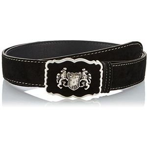 Werner Trachten Unisex klederdrachtriem riem, zwart (03), 130 cm