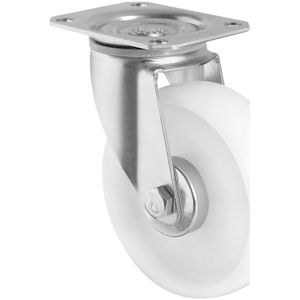 Promat Zwenkwiel | Wiel-Ø 200 mm | draagvermogen 350 kg | polyamide | plaat L135xB110 mm - 3000276026 3000276026