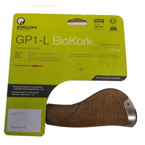 Ergon handvatten GP1 kurk bruin zwart