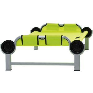 Kid-O-Bunk eenpersoonsbed recht frame, zonder zijvakken - Groen