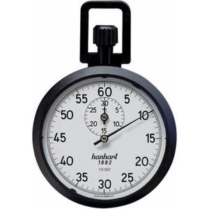 Hanhart Mechanische Industrie Stopwatch 111.0117-00 - Kroonstopper in ABS case 1/5 sec