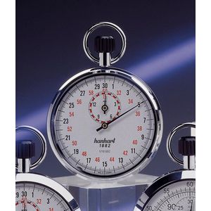 Hanhart stopwatch mechanisch - 112.0401-00 - kroonstopper - 1/10 sec - 15 min