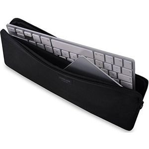 Adore June Case Keeb Combine compatibel met Apple Magic Keyboard 2015-2022 en Magic Trackpad 2015-2022, Hoge kwaliteit toetsenbord hoesje gemaakt van stevig materiaal, Zwart