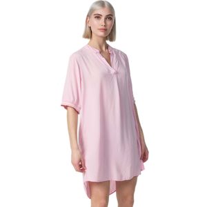 PM SELECTED Damen Longbluse Leichtes Longshirt Bluse mit Bündchen & Galonstreifen in Einheitsgröße PM23