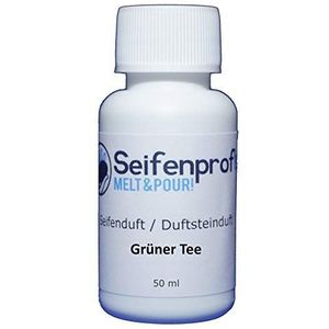 Seifenprofis 50 ml zeepgeur (groene thee) geurolie voor het maken van zeep 100% veganistisch biologische badbommen kaarsgeur kamergeur zeepgieten