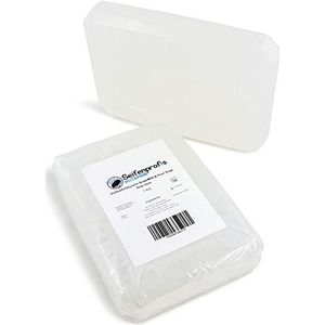 Zeepprofessionals - Aloë Vera zeep, glycerinezeep, ruwe zeep, zeepbasis (2 kg SLS+SCS-vrij), 100% veganistisch om zeep te gieten - transparant