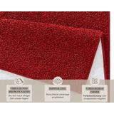 HANSE Home Teppich »Pure 100 Kurzflor«, rechteckig, 13 mm Höhe, Kurzflor, uni, umkettelt, Läufer, Wohnzimmer, Kinderzimmer, Flur