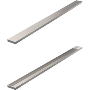 Brauer los multifunctioneel tegelinlegrooster 100cm RVS geborsteld