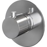 Brauer Chrome Edition ronde inbouwthermostaat chroom