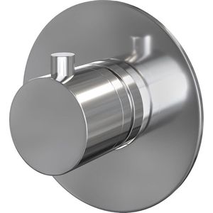 Brauer Chrome Edition inbouwthermostaat - inbouwdeel - 1 gladde knop - chroom 5-CE-018RR