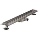 Brauer Douchegoot - 70cm - Incl. Vloerflens - Zero/Tegelinlegrooster - Omkeerbaar