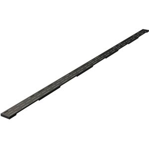 Douchegootrooster brauer stangrid zwart standaard tbv douchegoot std/w/ps 200x7 cm
