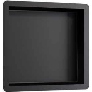Brauer Black Edition Inbouwnis - 30x30cm - mat zwart 5-S-145