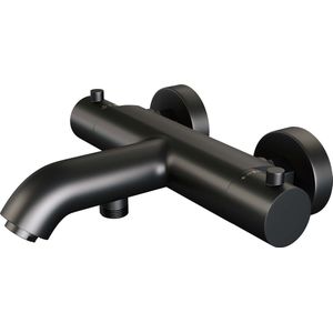 Opbouw bad- en douchekraan brauer black thermostatisch mat zwart