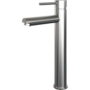 Brauer Brushed Edition Wastafelkraan Verhoogd - Hendel 1 - Geborsteld Nikkel PVD