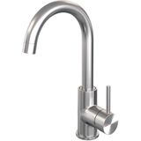 Brauer Brushed Edition Wastafelkraan Hoog - Hendel 1 - Geborsteld Nikkel PVD