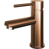 Brauer Copper Edition Lage Wastafelkraan Model A Koper Geborsteld