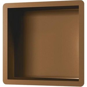 Brauer Copper Edition Inbouwnis - 30x30cm - PVD - geborsteld koper