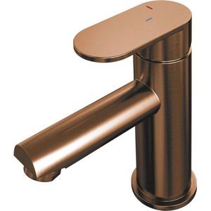 Brauer Copper Edition wastafelkraan - hendel 3 - geborsteld koper PVD