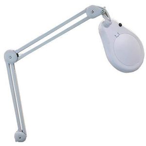 ☆ Vergrootglas Swinger LED 3 dioptrieën ideaal voor de professionele salon / 60 ledlampjes / met grote lens van 12,7 cm.