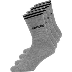 SNOCKS - Hoge Sportsokken - Biologisch Katoen - 4 Paar - Comfortabel - Duurzaam