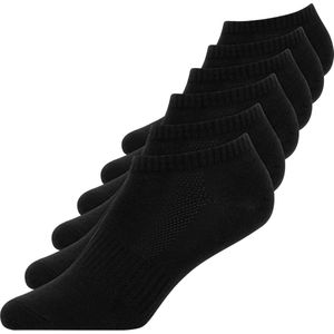 SNOCKS - Enkelsokken - Wit - Sneakersokken Dames en Heren - 6 Stuks - Biologisch Katoen