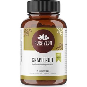 Biotiva Druivenpitextract 120 capsules - Citrus Paradisi - Hoog gedoseerd met 400 mg grapefruitextract uit grapefruitpitten - veganistisch - Gebotteld in Duitsland