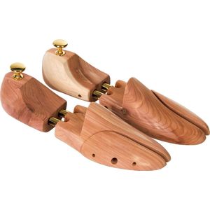 TecTake - Luxueuze schoenspanners maat 42-43 cederhout - 402252