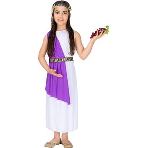 dressforfun - meisjeskostuum Griekse godin Olympia 152 (12-14y) - verkleedkleding kostuum halloween verkleden feestkleding carnavalskleding carnaval feestkledij partykleding - 300257
