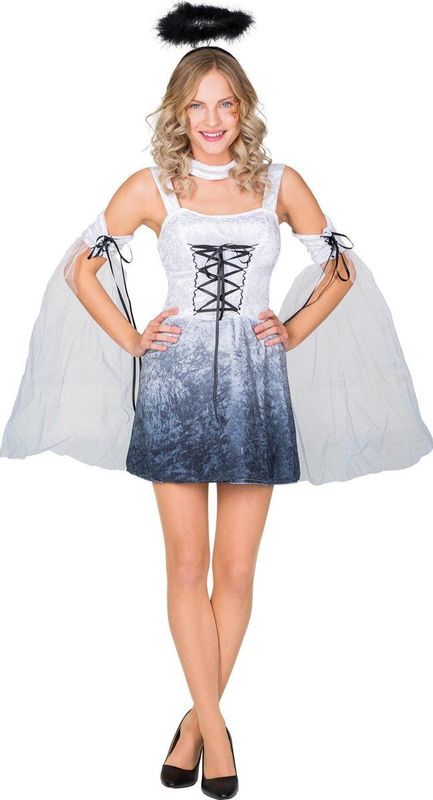 tectake® Frauenkostüm sexy Angel Pokerface
