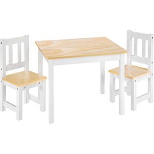 TecTake - kindermeubelset - tafel en 2 stoelen - robuust - 402376