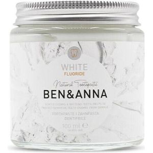 BEN&ANNA whitening tandenpasta 100 ml met fluoride