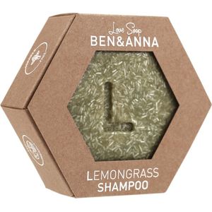 BEN&ANNA Love Soap Shampoo - Vaste Shampoo - Lemongrass - 60 gr