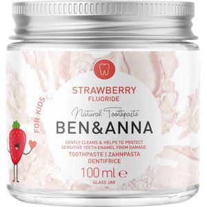 Toothpaste strawberry with fluoride