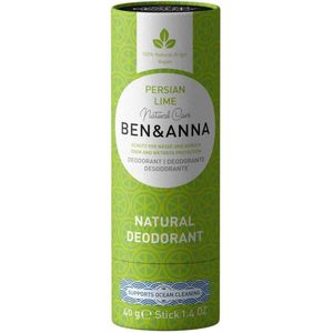 Ben&Anna Deodorant - Persian Lime - 40 g - Natuurlijke Deodorant