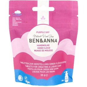 BEN&ANNA Natural Hand Soap Vloeibare Handzeep in tabletten Purple Sky 55 gr