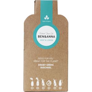 Ben & Anna - Douchegelvlokken - Mint & Citroen - 40g