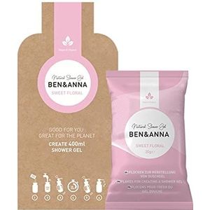 Ben & Anna - Sweet Floral - Douchegel Flakes - 20 Gram - 100% Vegan