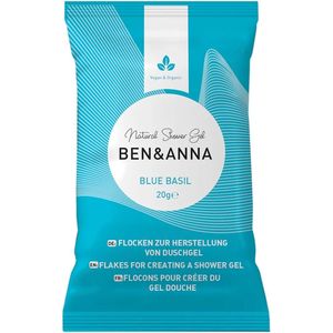 Ben & Anna - Shower Gel Flakes - Blue Basil - 2 Zakjes van 20g