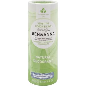Ben & Anna Deostick Sensitive Lemon & Lime 40 gr